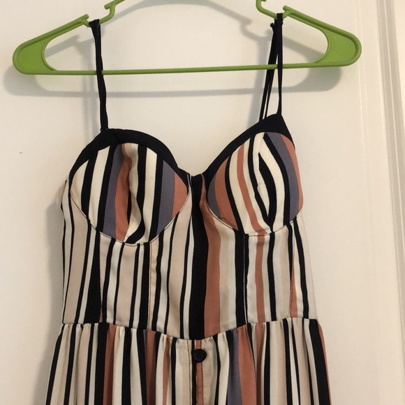 Multi color stripes spring/summer dress - Picture 4 of 5